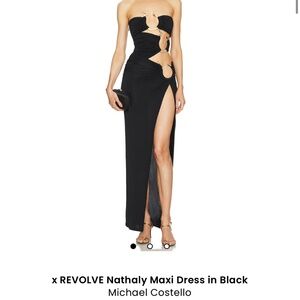 x REVOLVE Nathaly Maxi Dress in Black